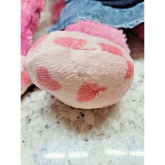 Build‎ A Bear Workshop Pink Hearts Monkey Plush Stuffed Animal - Picture 4 of 8